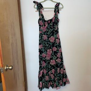 maxi velvet dress